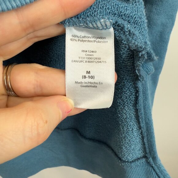 Time and Tru Women's Crewneck Sweatshirt with Long Sleeves, Size M - Picture 5 of 6